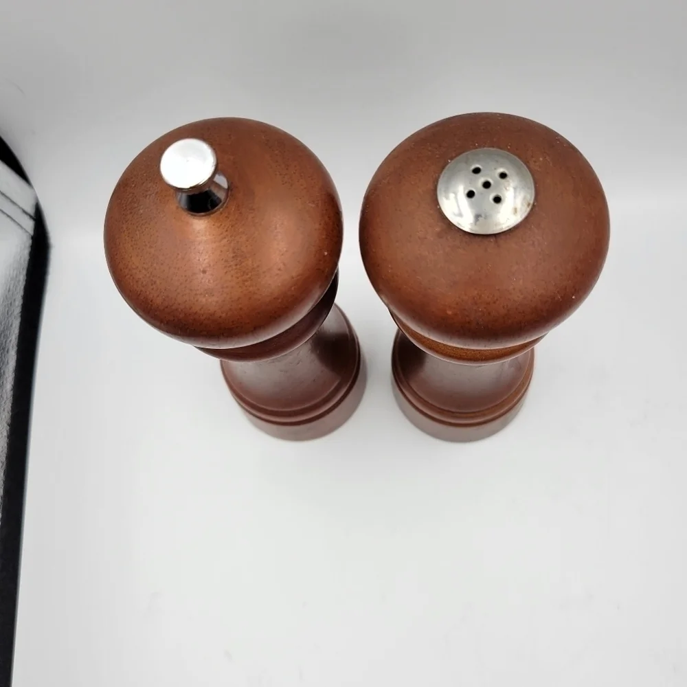 Vintage Mr. Dudley Wooden Salt & Pepper Shaker